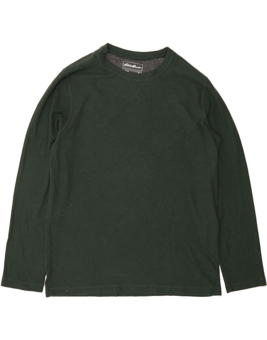 EDDIE BAUER Mens Top Long Sleeve Large Green Polyester Vintage Eddie Bauer and Second-Hand Eddie Bauer from Messina Hembry 