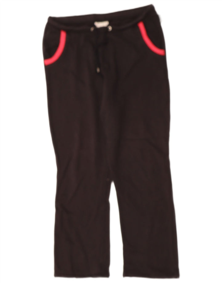 CHAMPION Womens Easy Fit Tracksuit Trousers UK 14 Large  Black
