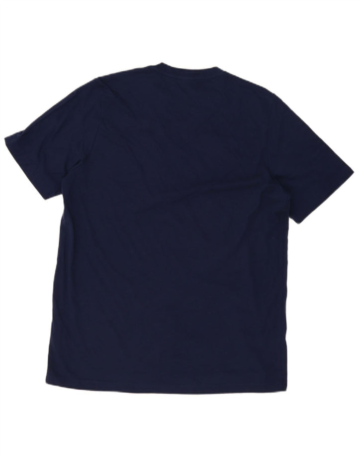 Adidas Herre T-Shirt Top Stor Marineblå Bomuld