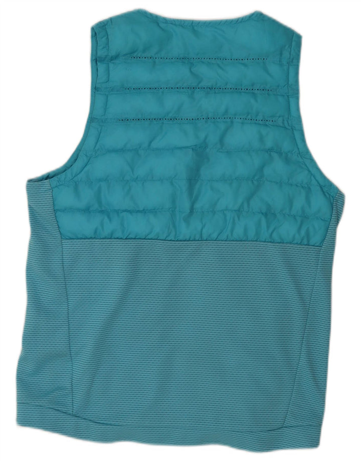 Nike Herre Golf Polstret Gilet UK 38 Medium Blue Polyester