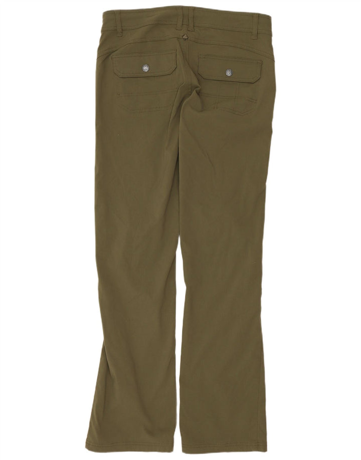 PRANA Straight Cargo Bukser til kvinder US 8 Medium W32 L31 Khaki Nylon