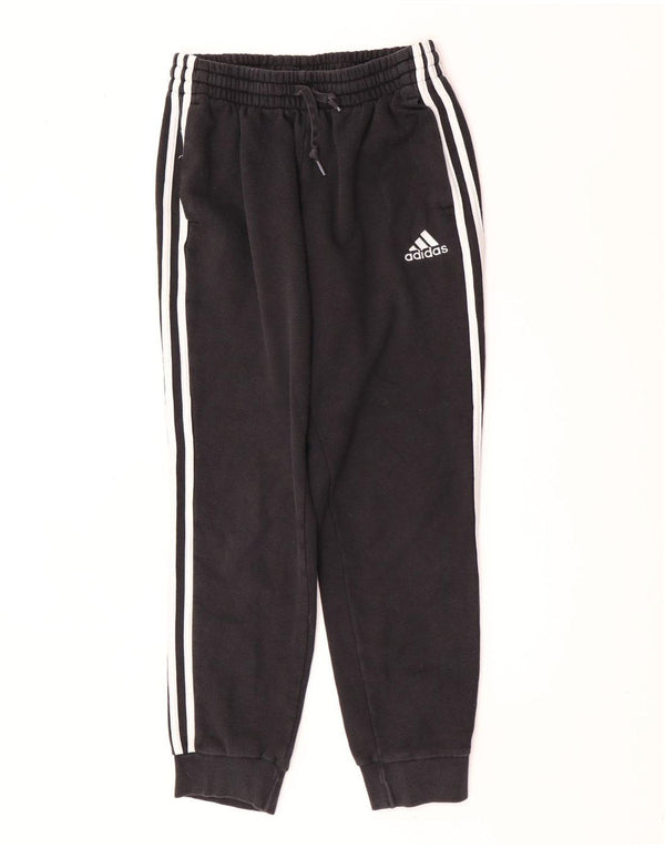 Adidas Mens Tracksuit Trousers Joggers Small Black Cotton