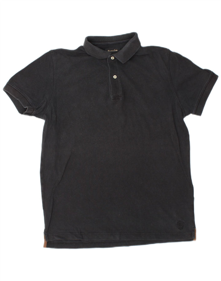 MASSIMO DUTTI Herre Polo Shirt Lille Sort