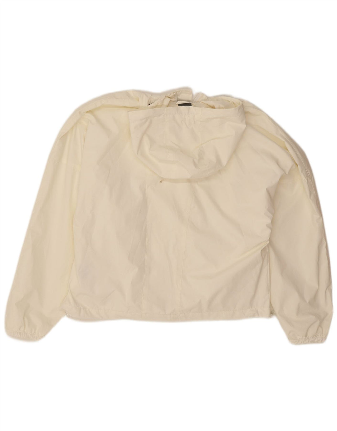 New Balance Dame Oversized Hooded Windbreaker Jacket UK 14 Medium White