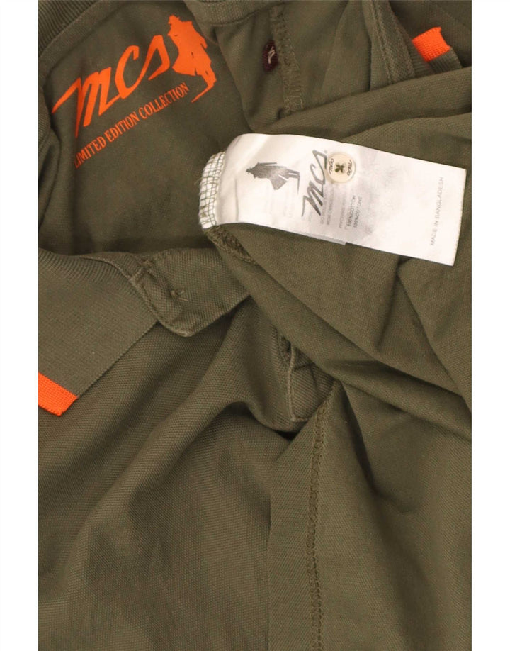 Marlboro Classics Polo Shirt til mænd XL Khaki Bomuld
