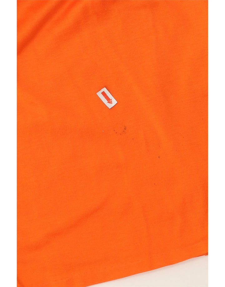 VINTAGE Womens Sleeveless Blouse Top UK 16 Large Orange Vintage Vintage and Second-Hand Vintage from Messina Hembry 