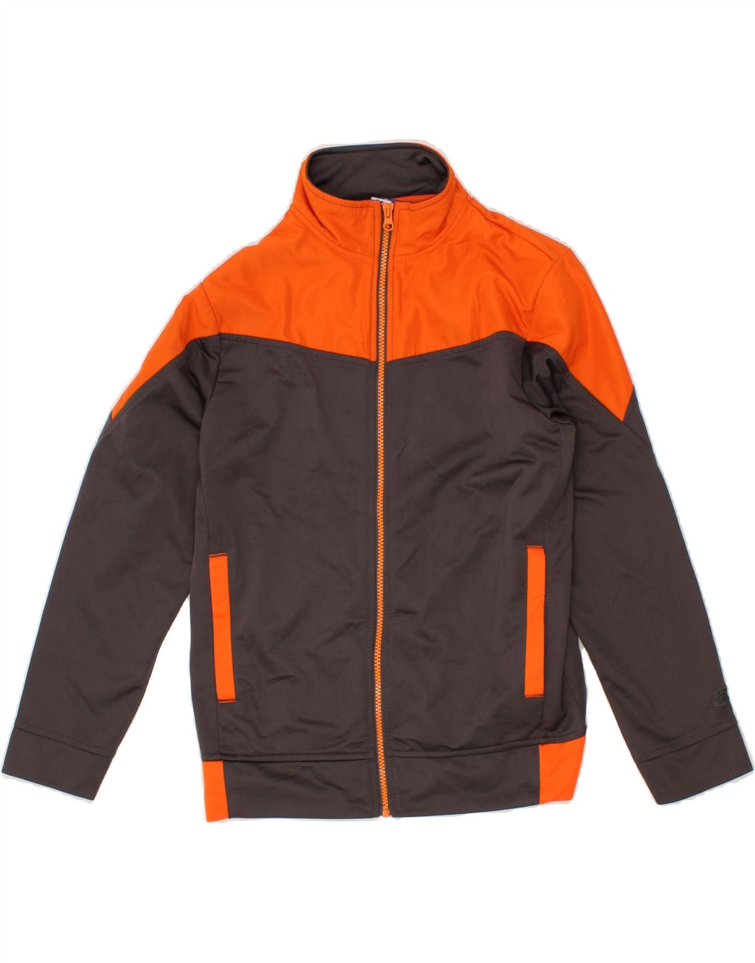 STARTER Boys Tracksuit Top Jacket 14-15 Years XL Brown Colourblock Vintage Starter and Second-Hand Starter from Messina Hembry 
