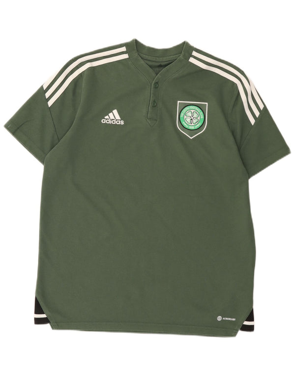 Adidas Herre The Celtic Football Club T-Shirt Top Medium Grøn Bomuld