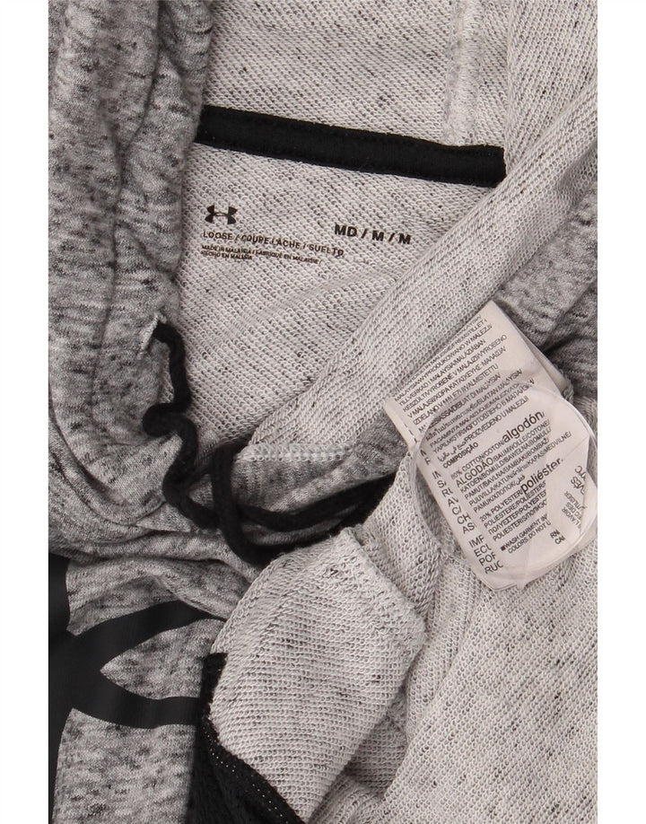 Under Armour Herre grafisk hættetrøje Jumper Medium Grey Flecked Bomuld