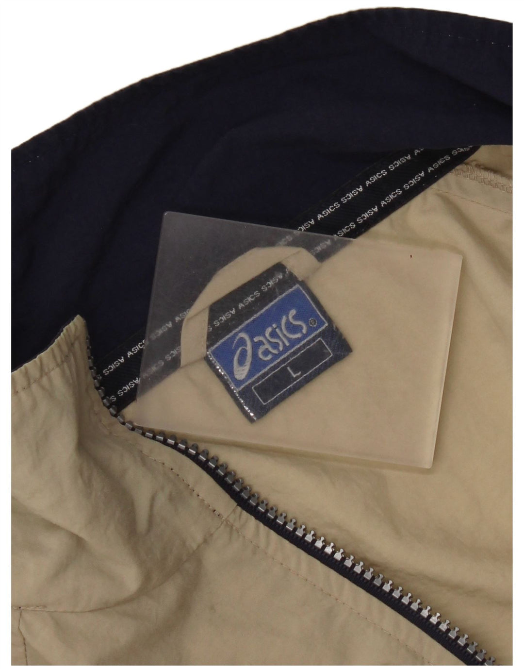 Asics Træningsdragt til mænd Topjakke Stor Beige Colourblock Polyester