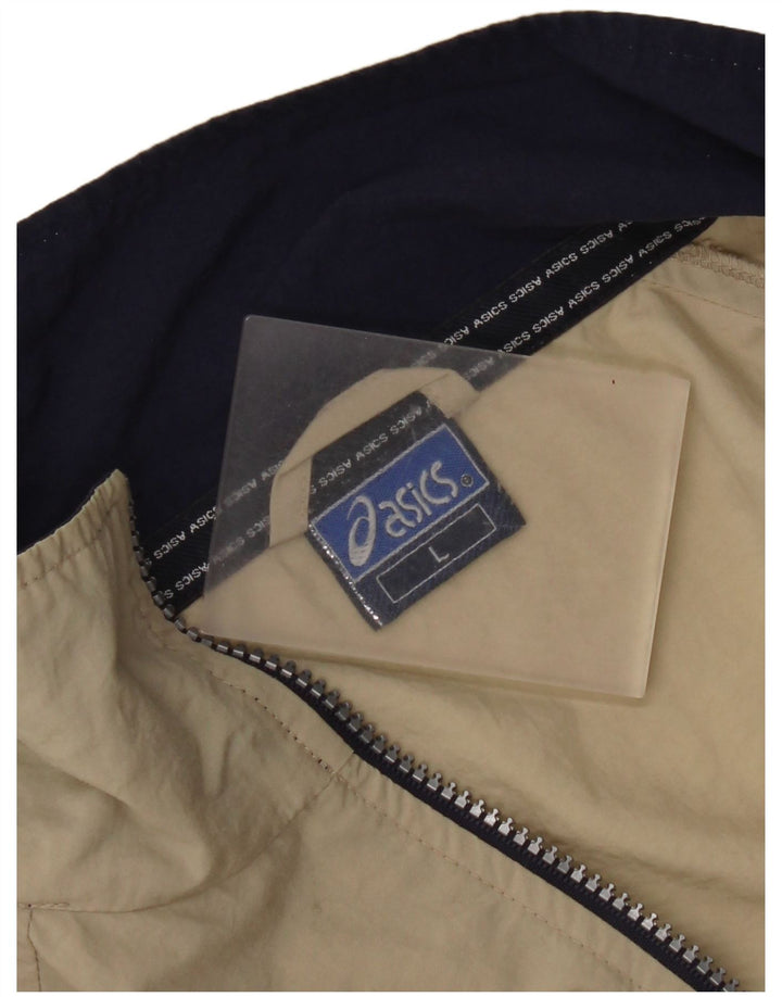 Asics Træningsdragt til mænd Topjakke Stor Beige Colourblock Polyester