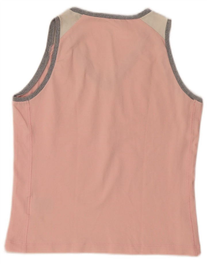 Champion Damevest Top UK 12 Medium Pink Colourblock Polyamid