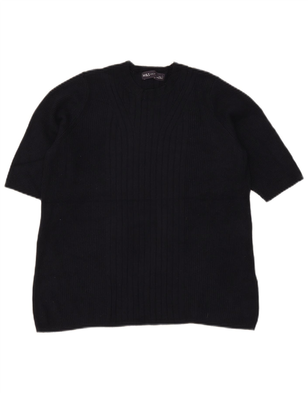 Marks & Spencer Dame sweater med rund hals DK 14 Stor marineblå
