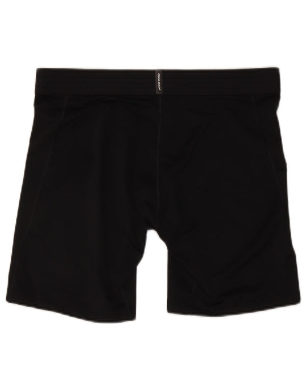 Nike Herre Tight Fit grafiske sportsshorts 2XL Sort