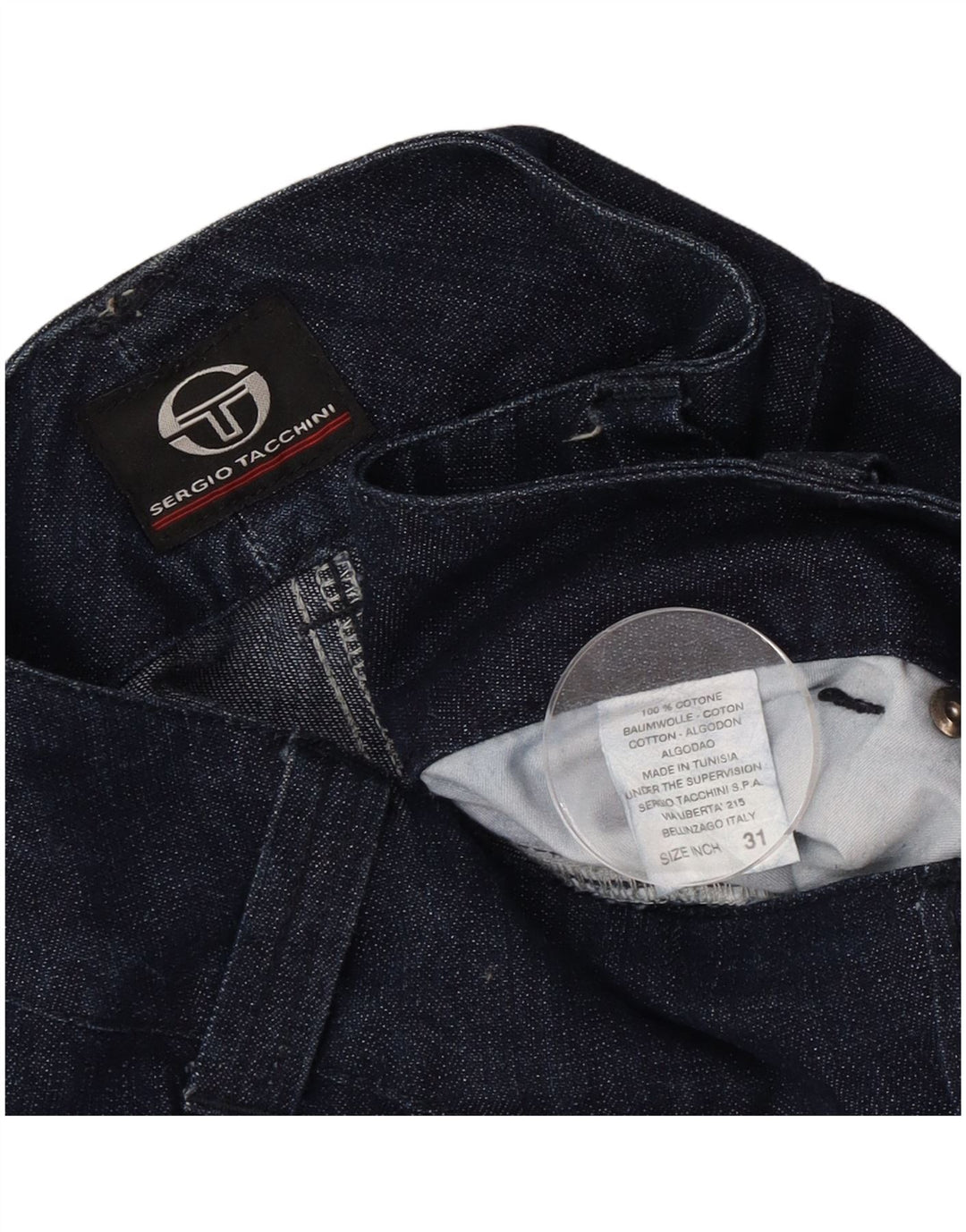 Sergio Tacchini Lige jeans til kvinder W31 L30 Marineblå bomuld