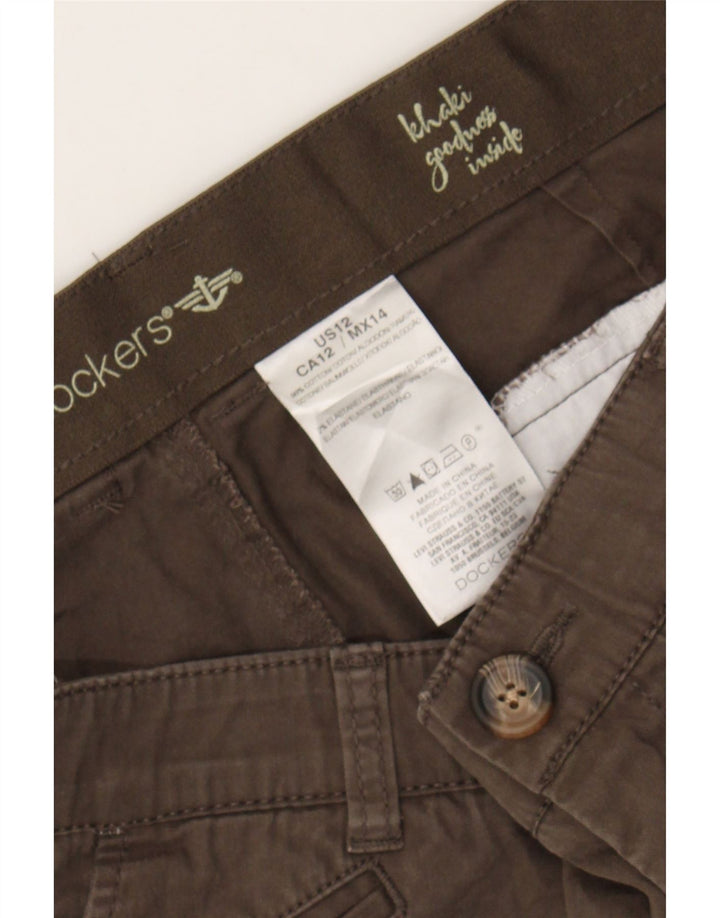 DOCKERS Womens Chino Shorts US 12 Large W36  Khaki Cotton Vintage Dockers and Second-Hand Dockers from Messina Hembry 