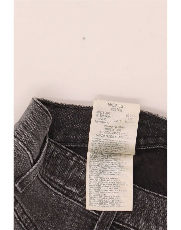 Wrangler Herre Colton Slim Jeans W32 L34 Grå Bomuld