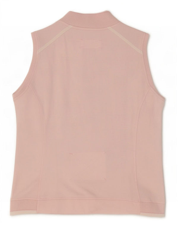 Champion Womens Easy Fit Ærmeløs træningsdragt Topjakke UK 14 Medium Pink