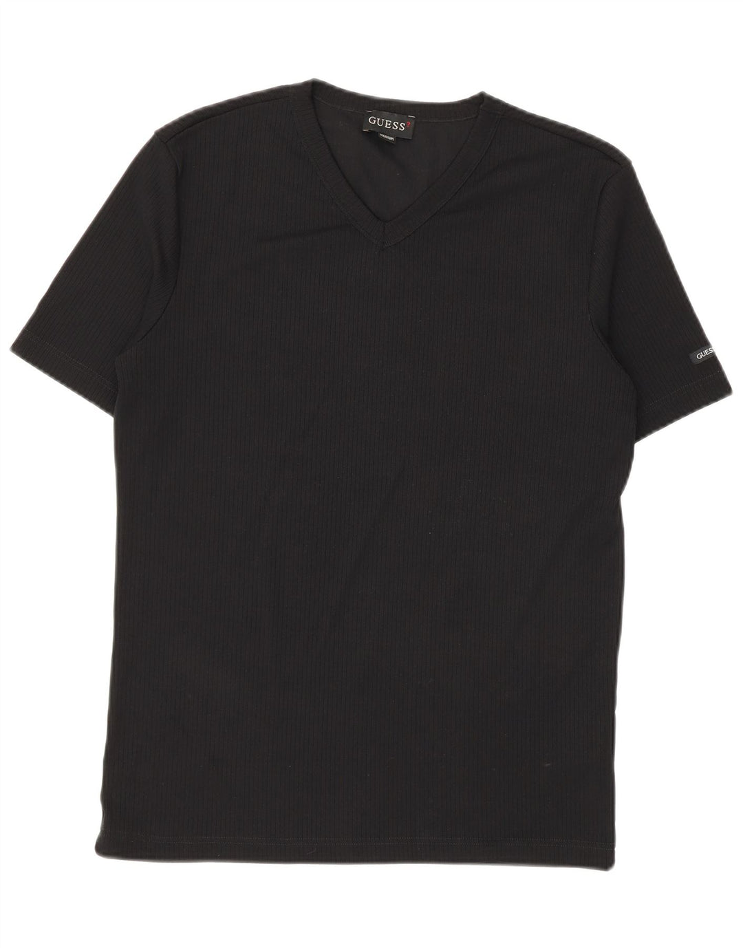 Guess Herre T-Shirt Top Medium Sort Nylon