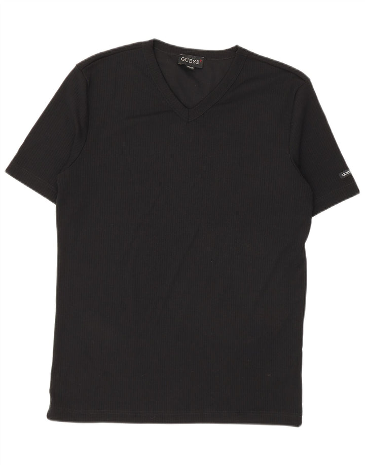 Guess Herre T-Shirt Top Medium Sort Nylon
