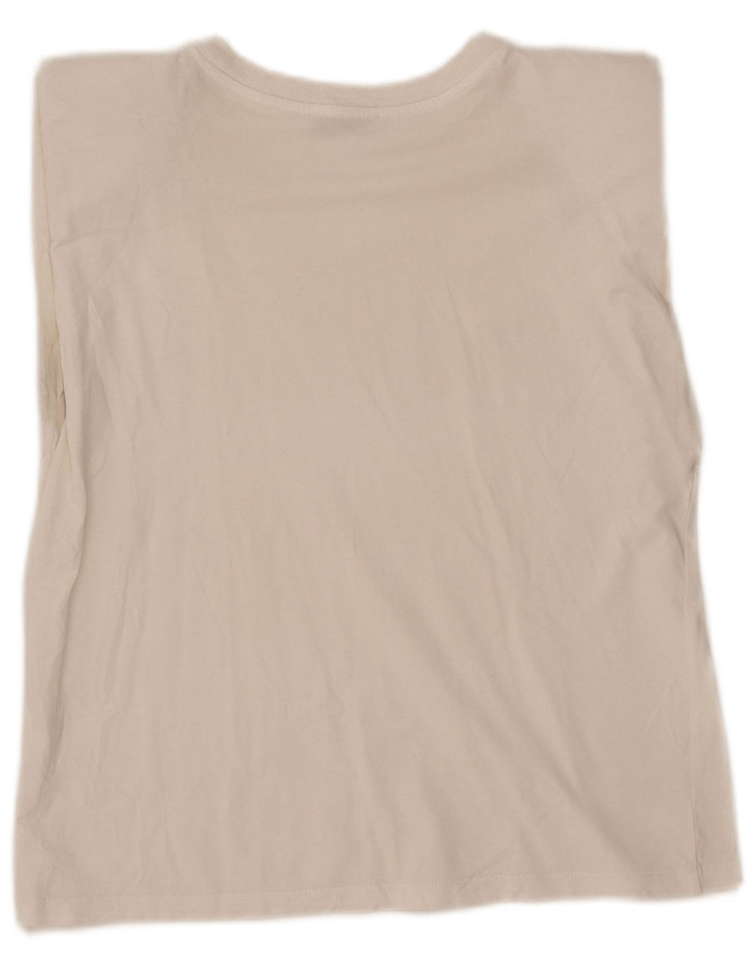 Zara Damevest Top UK 10 Lille Hvid Bomuld