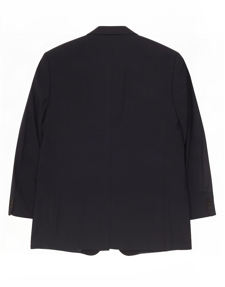 Emanuel Ungaro Herre 3-knaps blazerjakke IT 64 7XL Marineblå Uld