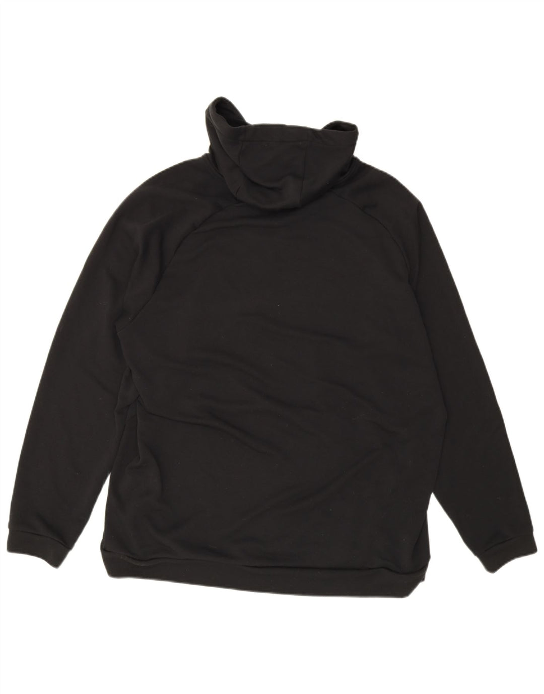 Nike Herre Dri Fit Grafisk Hoodie Jumper 2XL Sort Polyester