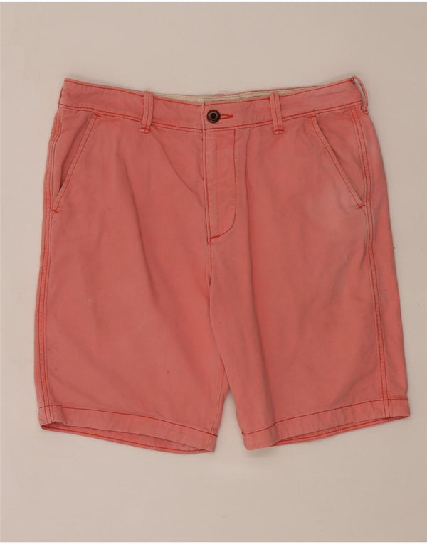 Hollister Herre Classic Fit Chino Shorts W33 Medium Pink Bomuld