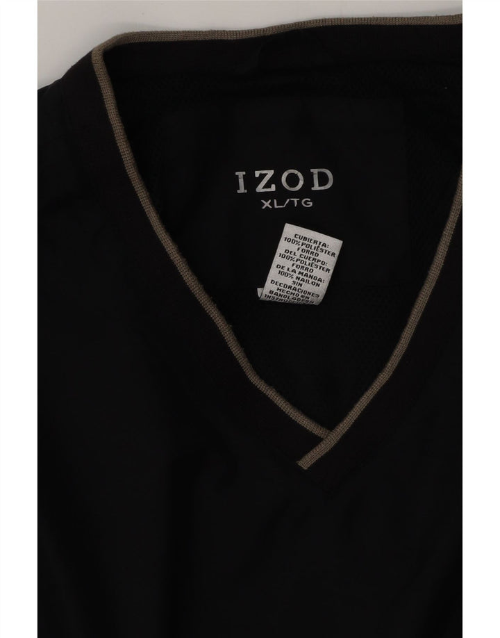 Izod Herre Pullover Træningsdragt Topjakke XL Navy Blue Polyester
