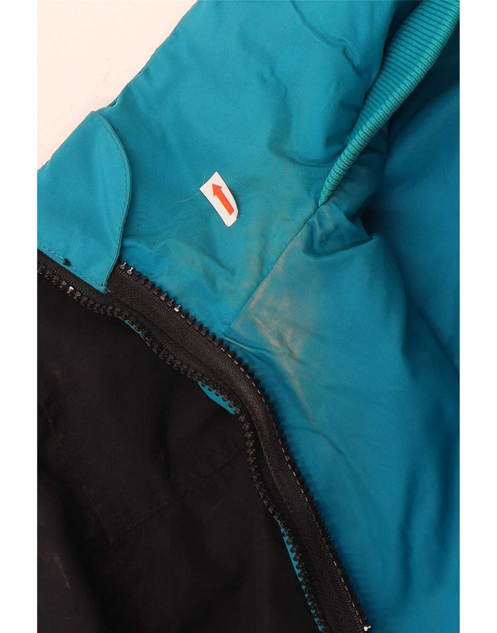 Columbia Dame Oversized Windbreaker Jacket UK 14 Medium Black Colourblock