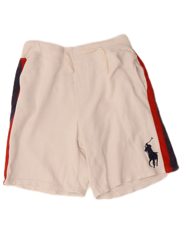 Polo Ralph Lauren drenge sportsshorts 14-15 år Stor hvid farveblok