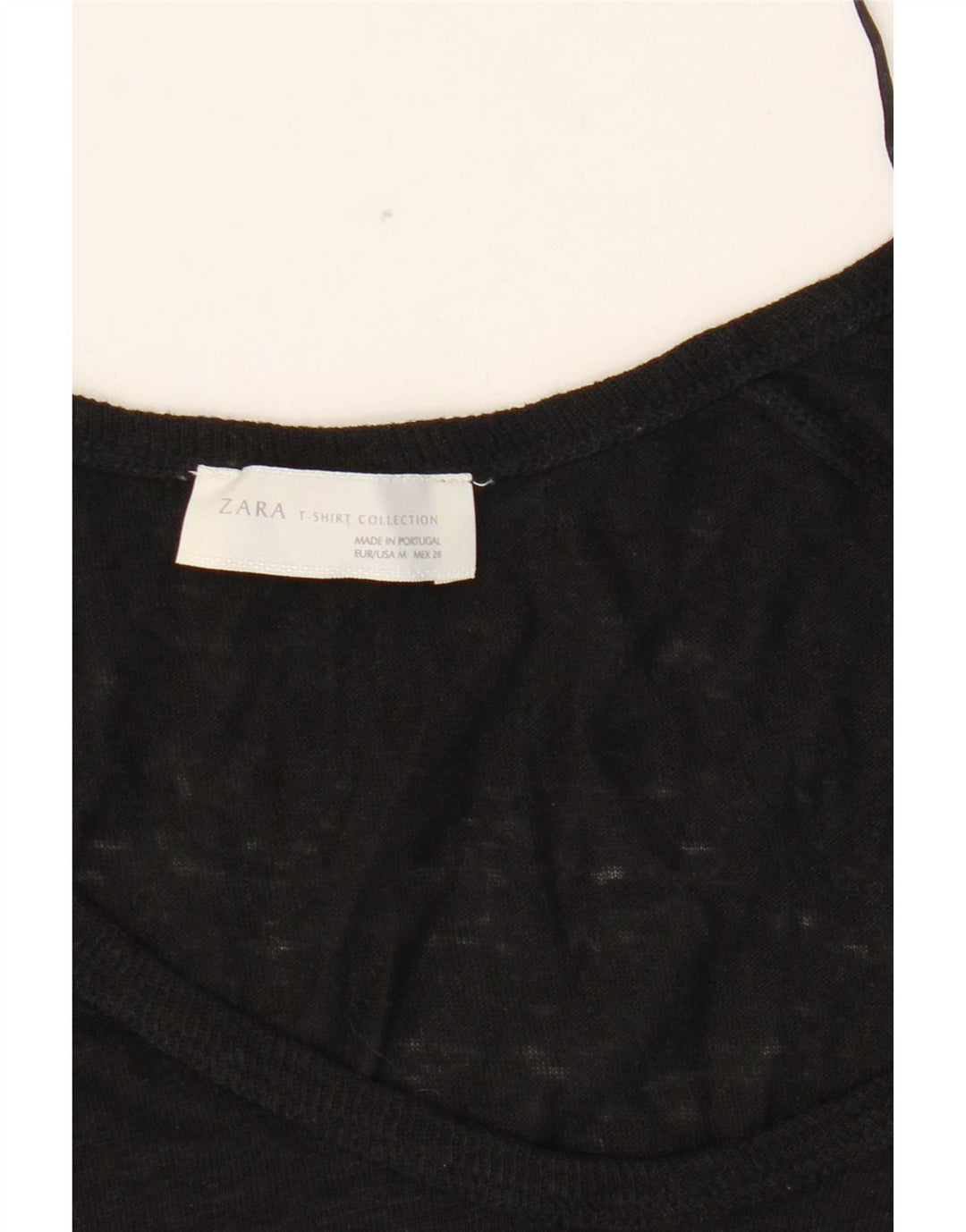 Zara Dame Top 3/4 ærme UK 12 Medium Sort