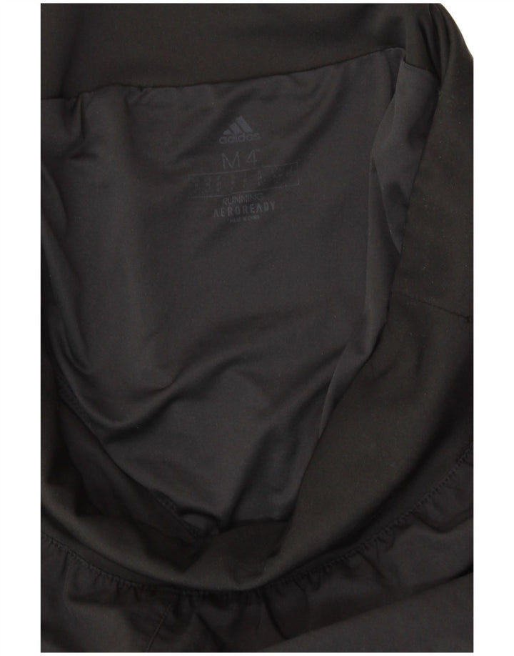 ADIDAS Womens Aeroready Sport Shorts UK 14 Medium  Black Polyester