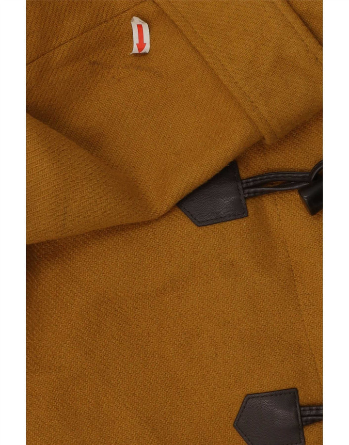 Marks & Spencer Dame Hooded Duffel Coat UK 20 2XL Gul Polyester