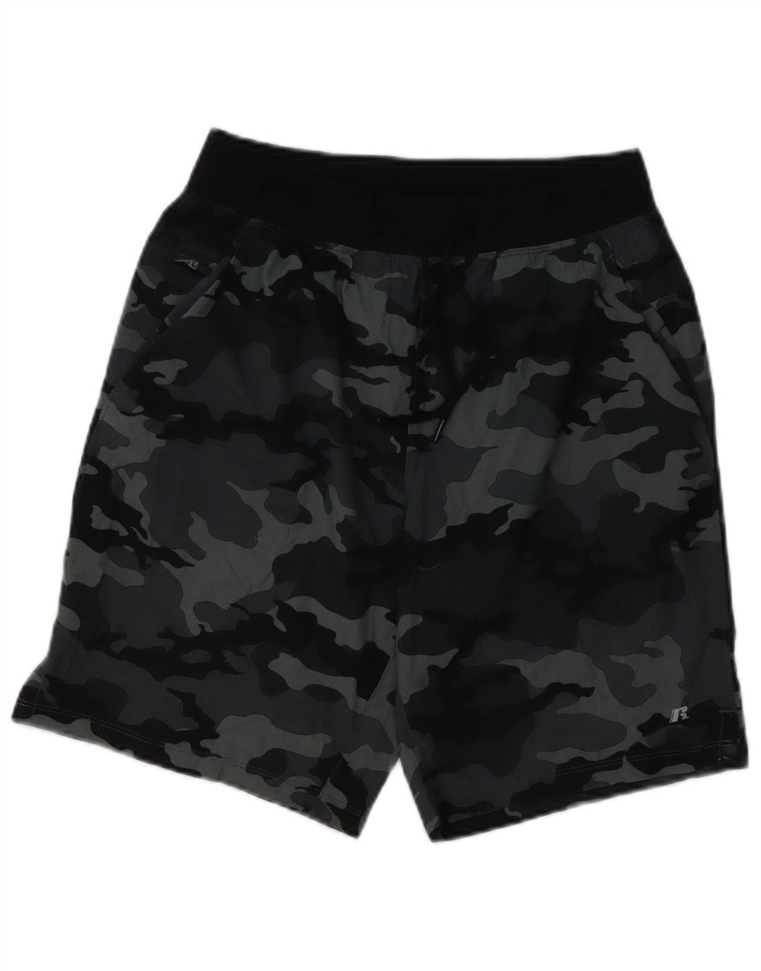 RUSSELL ATHLETIC Sportsshorts til mænd Små grå camouflagepolyester