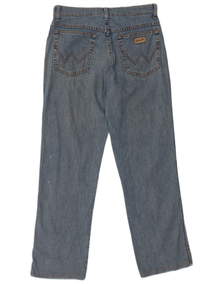 Wrangler Herre Texas Stretch Straight Jeans W32 L29 Blå Bomuld