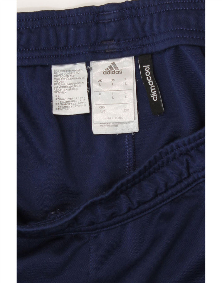 Adidas Herre Climacool Træningsdragt Bukser Large Navy Blue Colourblock