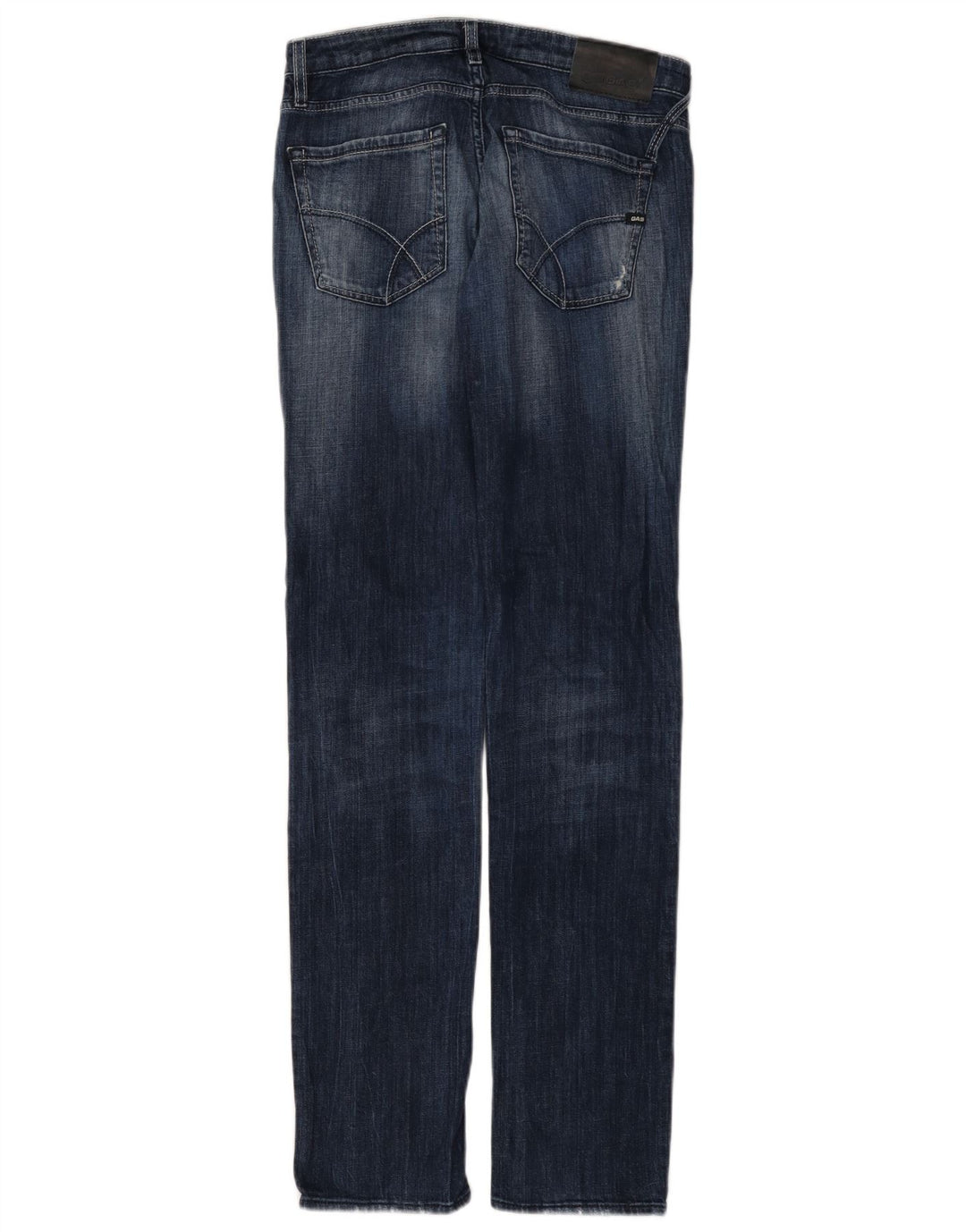Gas Dame Slim Jeans W30 L34 Blå Bomuld