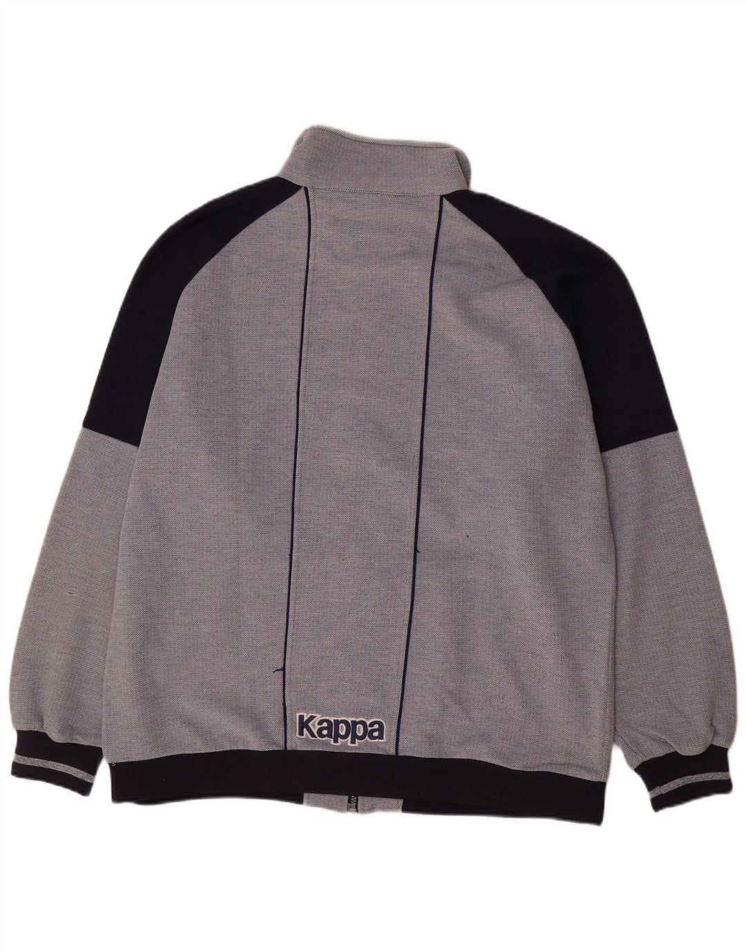 Kappa Herre grafisk træningsdragt Topjakke XL Grå Polyester