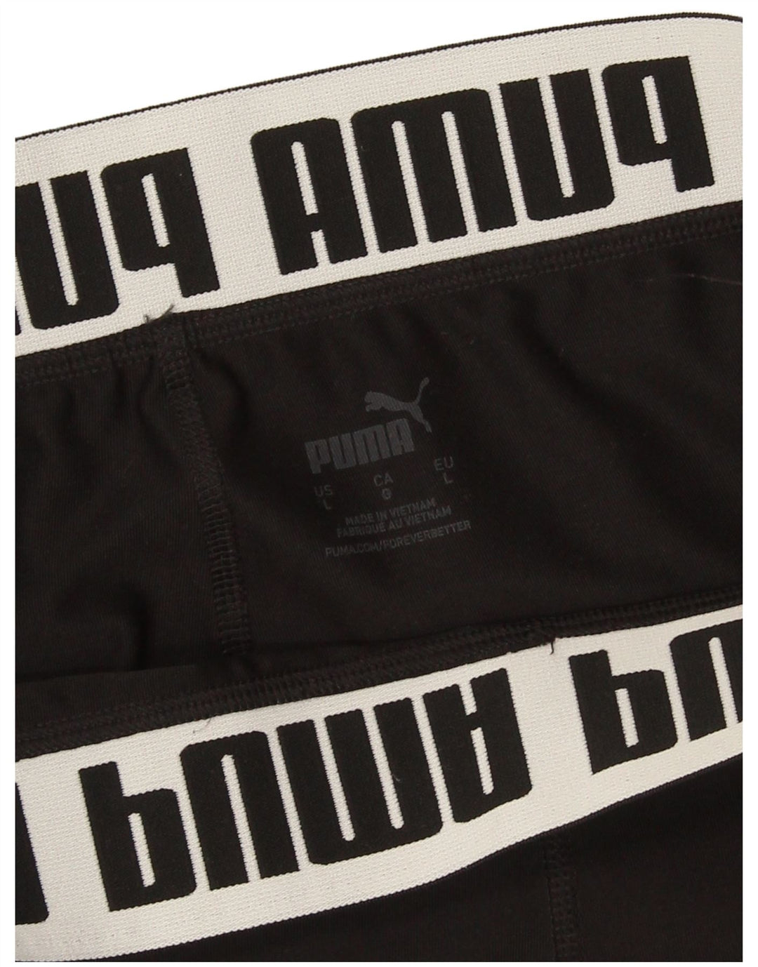 Puma Graphic Crop Leggings til kvinder UK 14 Large Black