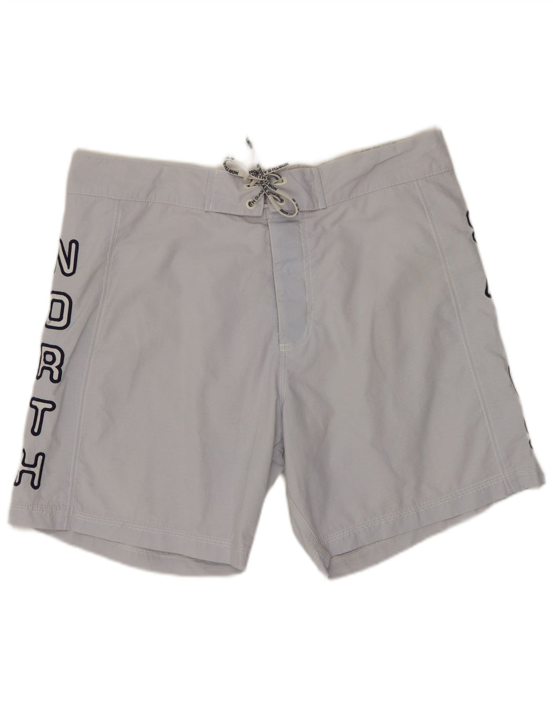 North Sails Herre grafiske badeshorts Medium Grå Nylon