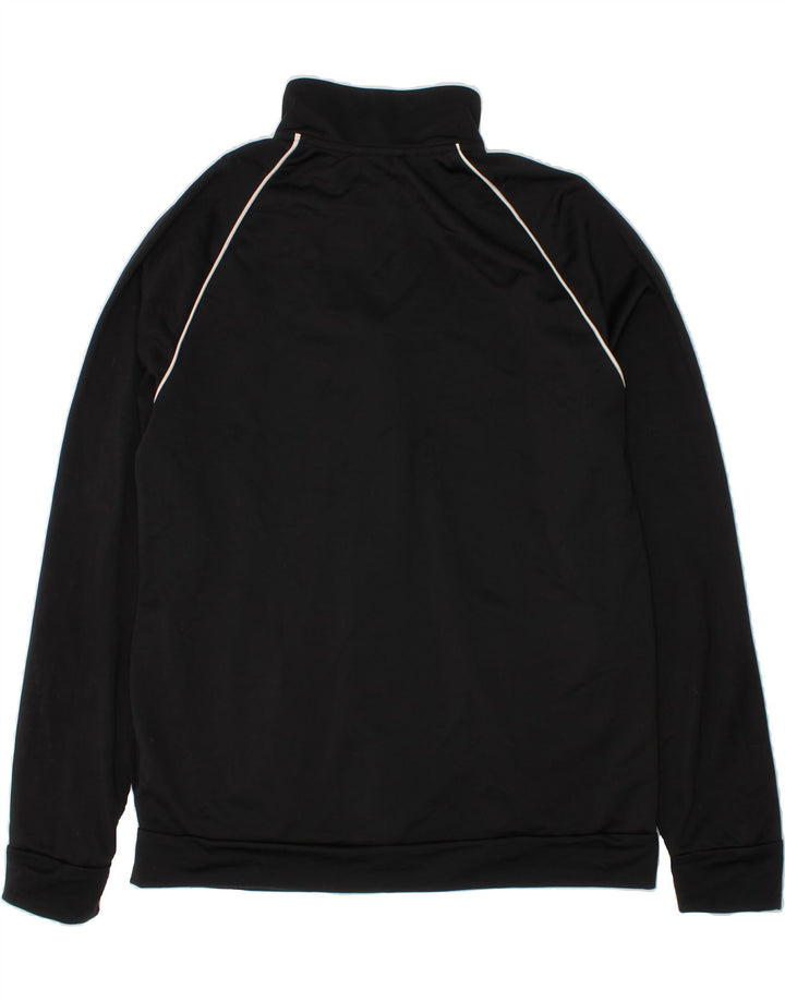 ADIDAS Boys Tracksuit Top Jacket 15-16 Years Black Polyester Vintage Adidas and Second-Hand Adidas from Messina Hembry 