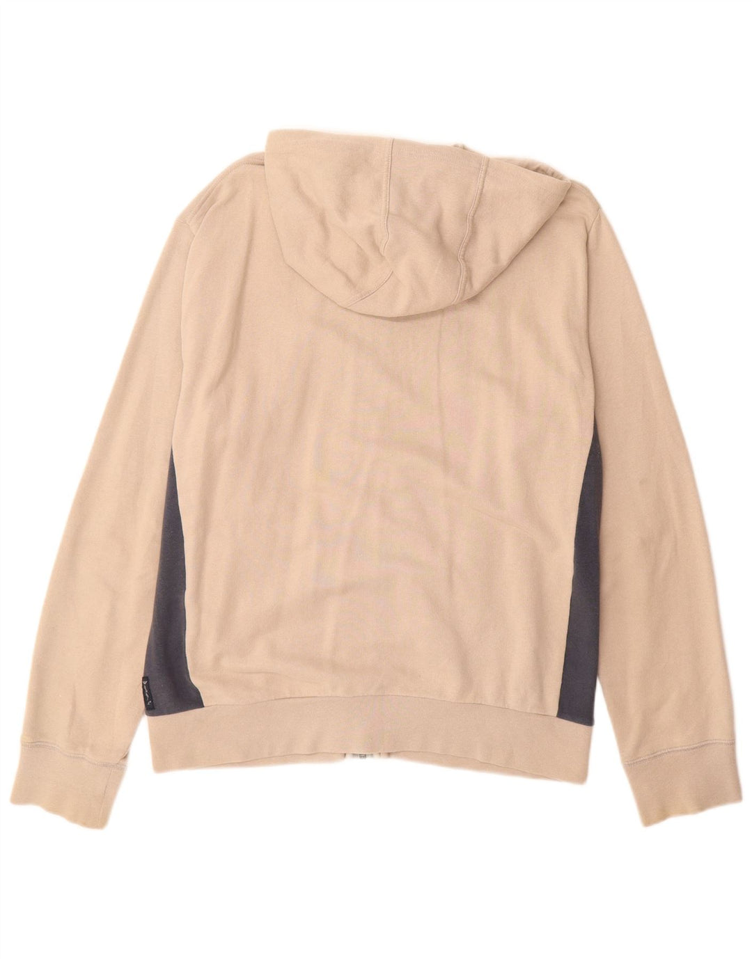 ARMANI JEANS Herre grafisk hættetrøje med lynlås Medium Beige Colourblock