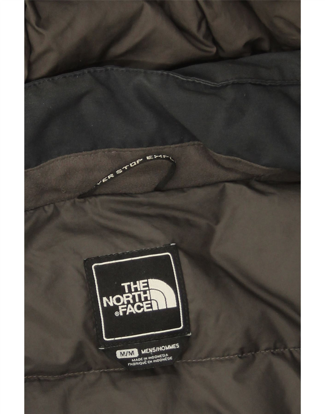 The North Face Herre Hooded Parka Jacket UK 38 Medium Navy Blue Polyester