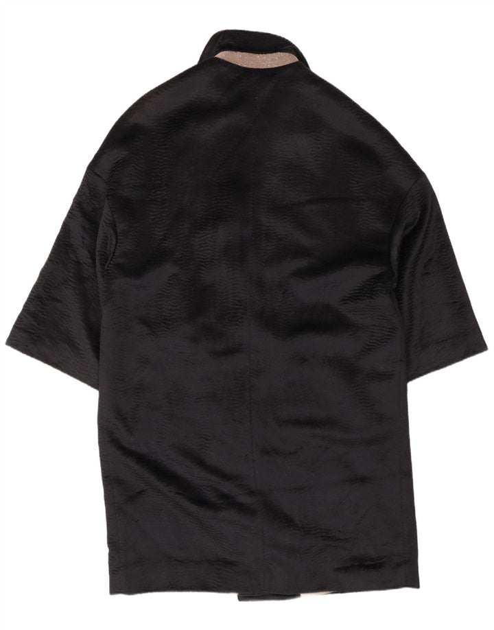 BRUNELLO CUCINELLI Dobbeltradet frakke til kvinder EU 40 Small Black Classic