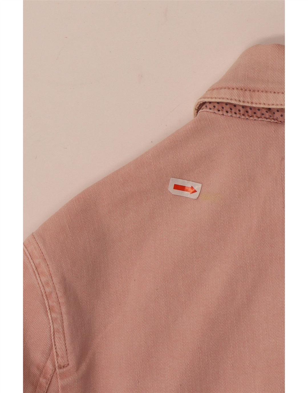 Joules Dame denimjakke UK 12 Medium Pink Bomuld