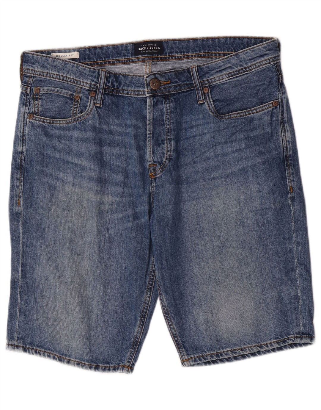 Jack & Jones Herre Regular Fit denimshorts Large W34 Blå