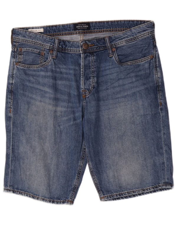 Jack & Jones Herre Regular Fit denimshorts Large W34 Blå