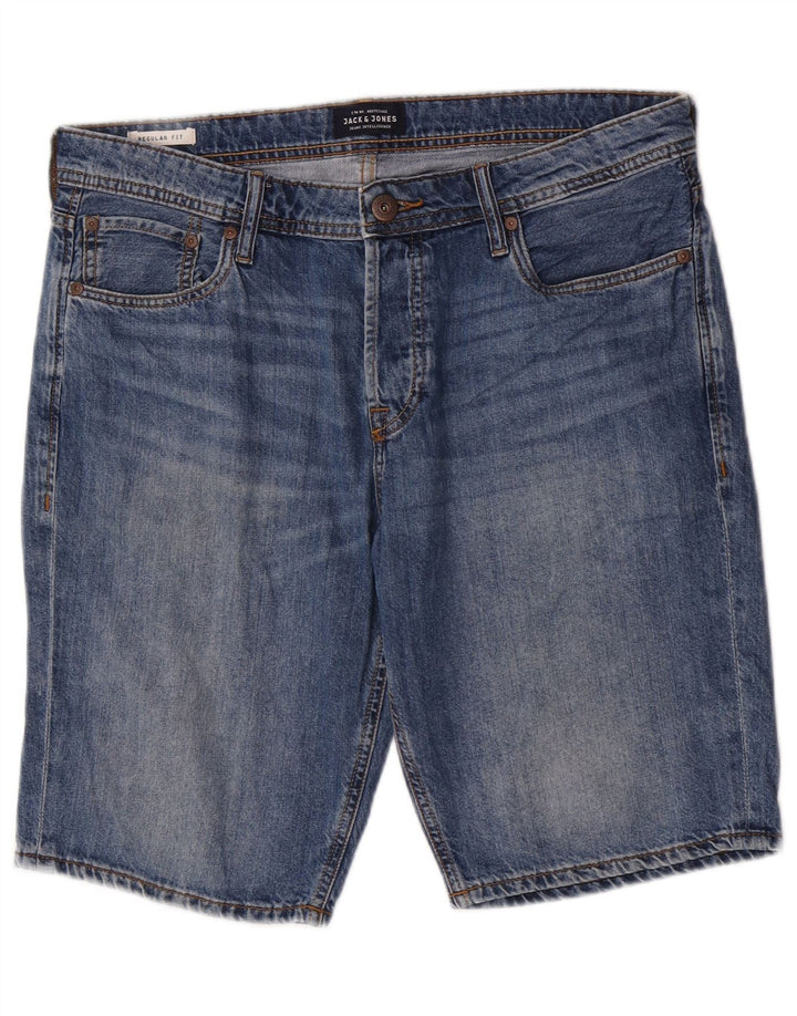 Jack & Jones Herre Regular Fit denimshorts Large W34 Blå