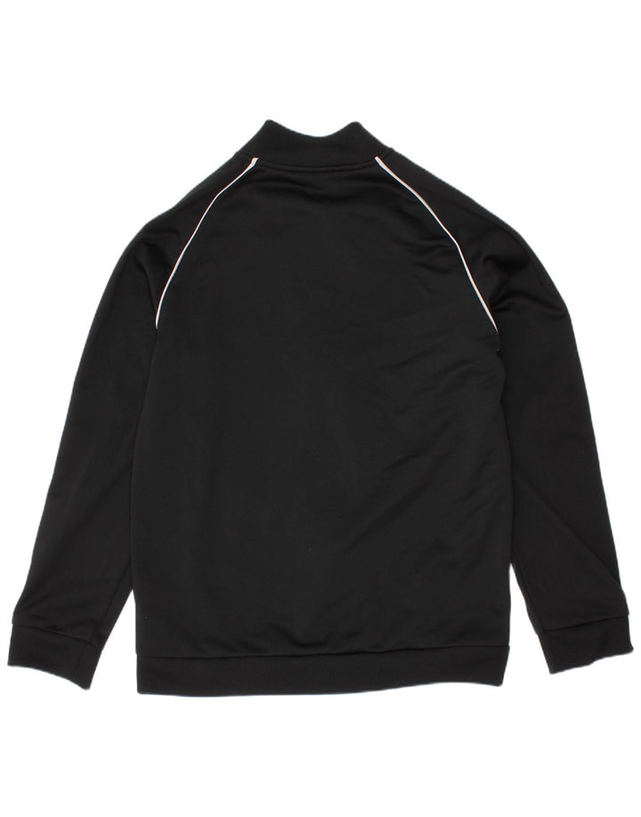 Adidas Drenge Træningsdragt Topjakke 9-10 År Sort Polyester